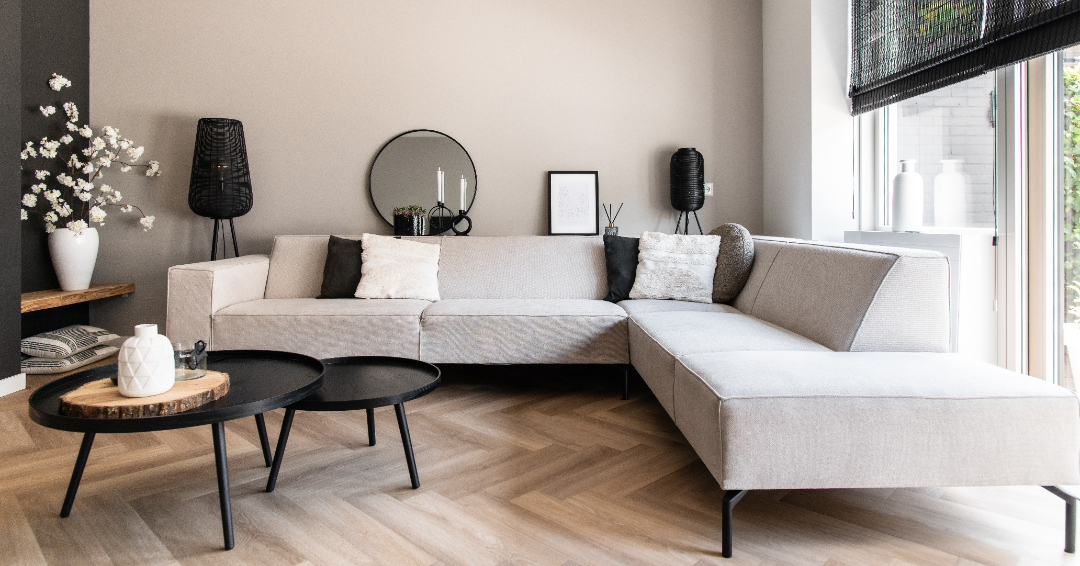 Hoekbank Nord By SIDDE - zwart wit wonen - Scandinavisch interieur Hoekbank Nord By SIDDE - zwart wit wonen - Scandinavisch interieur